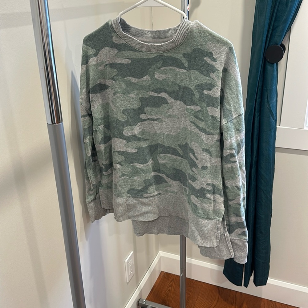 Camo sweater